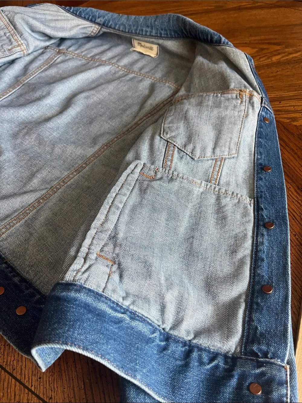 Madewell The Jean Jacket in Pinter Wash XL